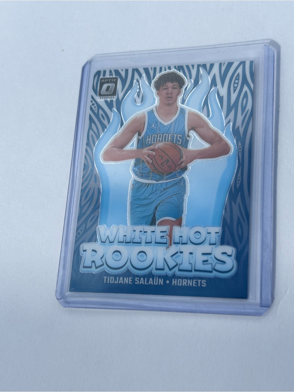 White Hot Rookies Tidjane Salaün Hornets Basketball Card - Blue